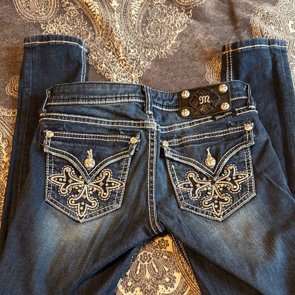 Miss Me Women's Dark Blue Boot Cut Jeans